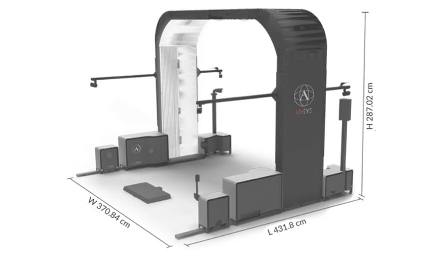 UVeye scanner technical specs